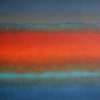 Painting titled "VIBRATIONS POISSON…" by Luc Hautbout, Original Artwork, Acrylic
