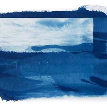 Photography titled "lakeland n3" by Eva-Maria Raab, Original Artwork, Cyanotype