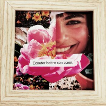 Collages titled " IMAGINEZ" by Lielie Sellier, Original Artwork, Collages