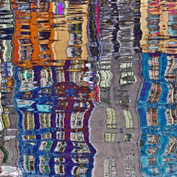 Photography titled "Reflets marins Norm…" by Daniel Gautier, Original Artwork, Aluminium