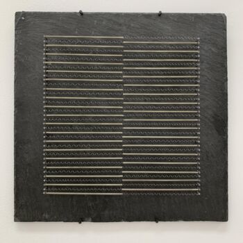 Painting titled "Ardoise 219 " by Sophie Coroller, Original Artwork