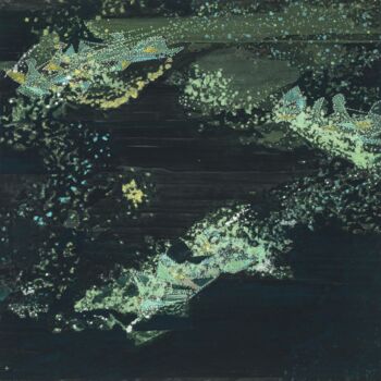 Peinture intitulée "Symbiotiks" par Alain Blondel, Œuvre d'art originale, Huile