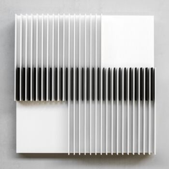 Sculpture titled "pn 20 q" by Ueli Gantner, Original Artwork, Acrylic