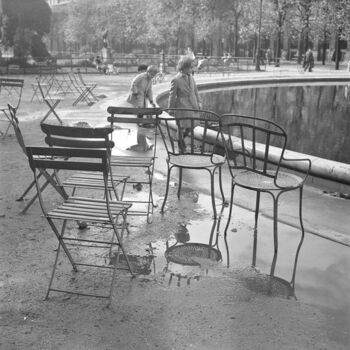 Photographie intitulée "Paris jardins des T…" par Georges Martin, Œuvre d'art originale, Papier