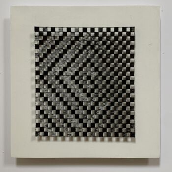 Sculpture titled "Mini grille noire n…" by Sophie Coroller, Original Artwork