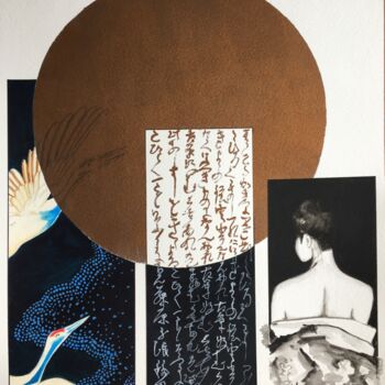 Dessin intitulée "Or Série " par Odile  Van Den Woldenberg, Œuvre d'art originale, Acrylique