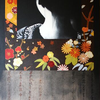 Painting titled "epreuve photo" by Odile  Van Den Woldenberg, Original Artwork, Oil
