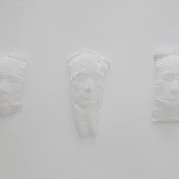 Sculpture titled "PROFETES" by Manuela Morgaine, Original Artwork, Resin