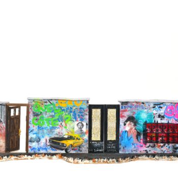 Sculpture intitulée "" RUE DE VERNEUIL V…" par Roberto.Battistini.Studio, Œuvre d'art originale, Acrylique
