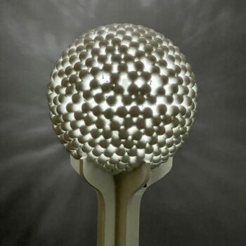 Sculpture titled "PROJET GOLF" by Philippe Fares, Original Artwork, Acrylic