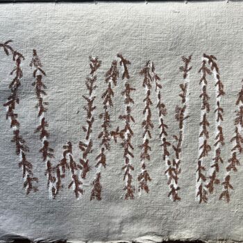 Drawing titled "COMMÉMORATION " by Manuela Morgaine, Original Artwork, Chalk