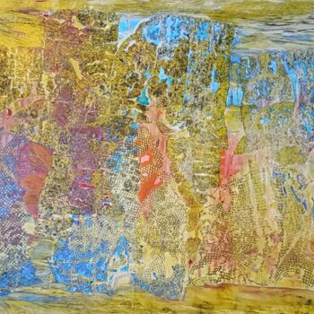 Peinture intitulée "Dislocation heureus…" par Géqi, Œuvre d'art originale, Acrylique