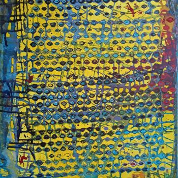 Peinture intitulée "Il s'octroie la pla…" par Géqi, Œuvre d'art originale, Acrylique