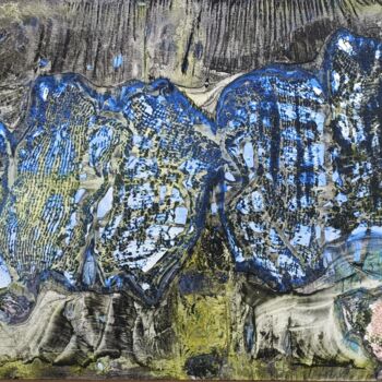 Peinture intitulée "Une page noire est…" par Géqi, Œuvre d'art originale, Acrylique