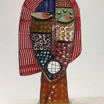 Sculpture intitulée "JUDITH" par Paulo Galvao De Almeida, Œuvre d'art originale, Verre