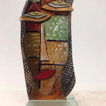 Sculpture intitulée "LILITH" par Paulo Galvao De Almeida, Œuvre d'art originale, Verre