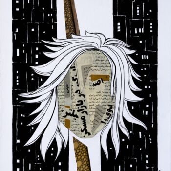 Collages titled "For All These Hollo…" by Mona Erfanian Salim, Original Artwork, Collages
