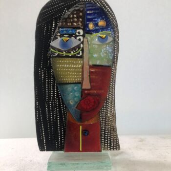 Sculpture intitulée "ELISA" par Paulo Galvao De Almeida, Œuvre d'art originale, Verre