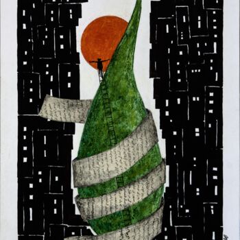 Collages titled "For Yearning an Ord…" by Mona Erfanian Salim, Original Artwork, Collages