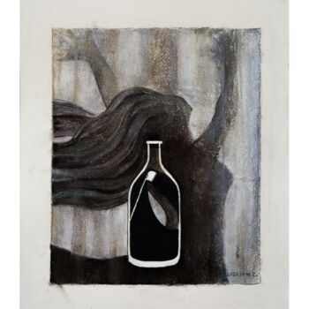 Drawing titled "Release" by Mona Erfanian Salim, Original Artwork, Pastel