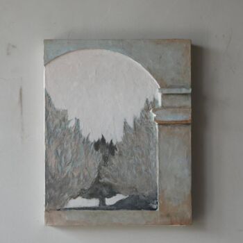 Peinture intitulée "I’d brush the summe…" par Mobai Lin, Œuvre d'art originale, Acrylique