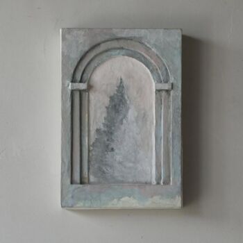 Peinture intitulée "To firmaments of mo…" par Mobai Lin, Œuvre d'art originale, Acrylique