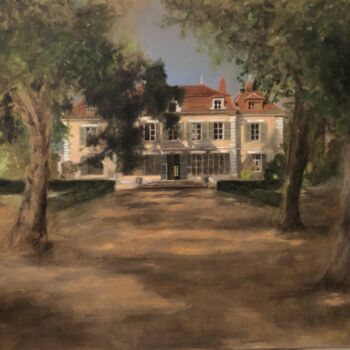 Peinture intitulée "La Forestiere" par Axelle Du Rouret, Œuvre d'art originale, Huile