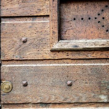 Photography titled "Derrière la porte" by Aaron Berger, Original Artwork, Paper