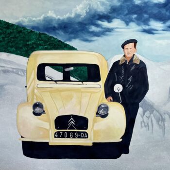 Painting titled "Jean" by Brice Mantovani, Original Artwork, Oil