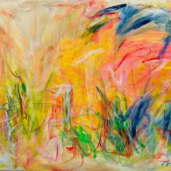 Peinture intitulée "2024, Power nature…" par Eva Marc'H, Œuvre d'art originale, Acrylique Monté sur Châssis en bois