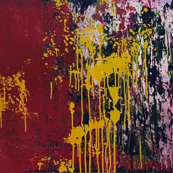 Painting titled "Sans Titre (Tableau…" by Bernard Bonnet, Original Artwork, Oil Mounted on Wood Stretcher frame