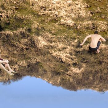 Fotografía titulada "envers, paysages su…" por Nicolas Lespagnol, Obra de arte original, Impresión digital