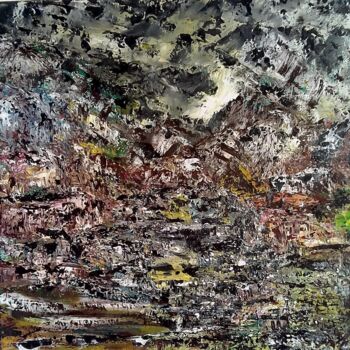 Painting titled "ORAGE" by Yammes, Original Artwork, Acrylic