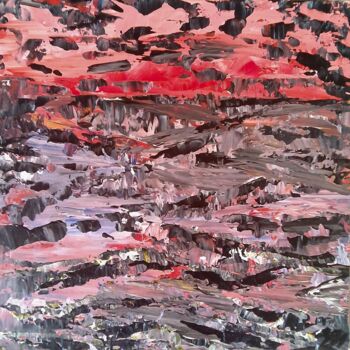 Painting titled "CRATERE" by Yammes, Original Artwork, Acrylic