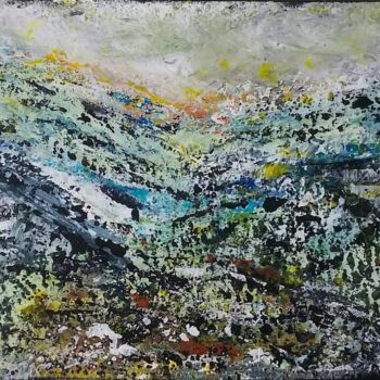 Painting titled "PAYSAGE NATUREL" by Yammes, Original Artwork, Acrylic