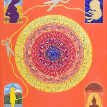 Peinture intitulée "coupe,coupe " par Vincent Schurck, Œuvre d'art originale, Acrylique