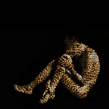Digital Arts titled "homme-feuille-alexi…" by Daniel Nassoy, Original Artwork, Digital Print