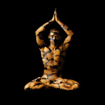 Digital Arts titled "homme-feuille-franc…" by Daniel Nassoy, Original Artwork, Digital Print