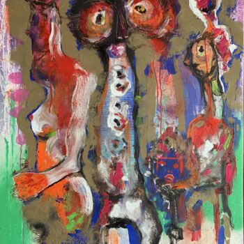 Painting titled "Hôtel Majestic " by Frédéric Batard, Original Artwork, Oil