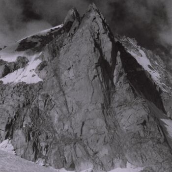 Photography titled "pyramide du tacul" by Peg, Original Artwork, Paper