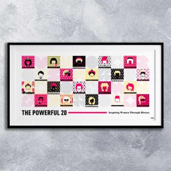 Arts numériques intitulée "The Powerful 20" par Monira Sophan De Cuadra (Msc), Œuvre d'art originale, Impression numérique