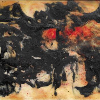 Painting titled "LE GRAND MECHANT LO…" by Zahia, Original Artwork