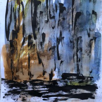 Dessin intitulée "Tinieblas" par Marcello Caballero, Œuvre d'art originale, Acrylique