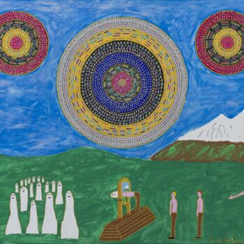 Painting titled "viens je t'emmène " by Vincent Schurck, Original Artwork, Acrylic