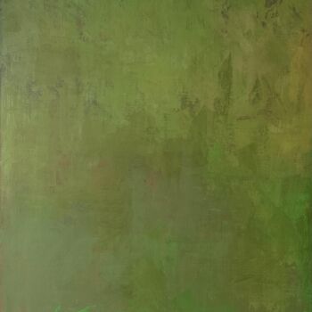 Painting titled "Fin d’été" by Beatrice Géneau, Original Artwork, Fabric