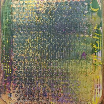 Painting titled "Quand, soudain l'oi…" by Géqi, Original Artwork, Acrylic