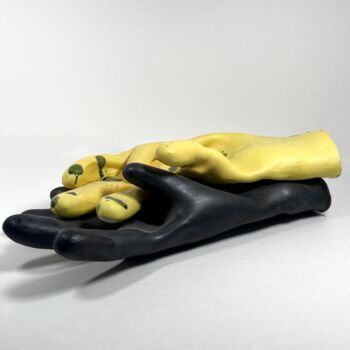 "Paire de Gants" başlıklı Heykel Daria Krotova tarafından, Orijinal sanat, Terracotta