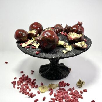 "Vase aux pommes gre…" başlıklı Heykel Daria Krotova tarafından, Orijinal sanat, Seramik