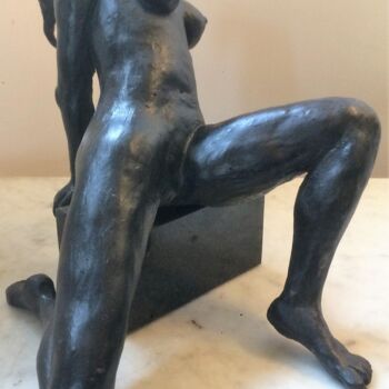 "Ce plaisir est le m…" başlıklı Heykel Reno Sculpteur tarafından, Orijinal sanat, Kil