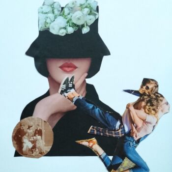 Collages titled "FUTUR" by Lielie Sellier, Original Artwork, Collages